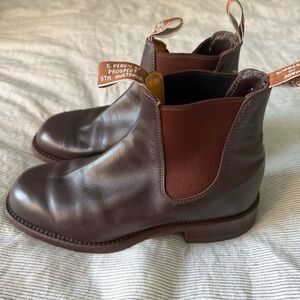 RM Williams Craftsman Comfort Men's Chelsea Boot Brown AU size 6.5/US size 7.5